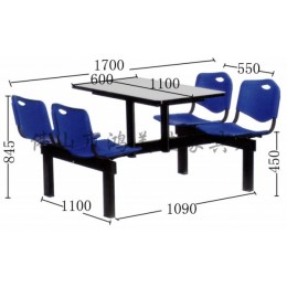 塑钢餐桌椅，广东鸿美佳厂家批发价格提供塑钢餐桌椅