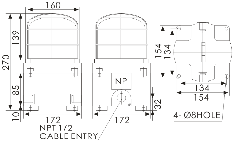 防爆声光报警灯,声光警报器