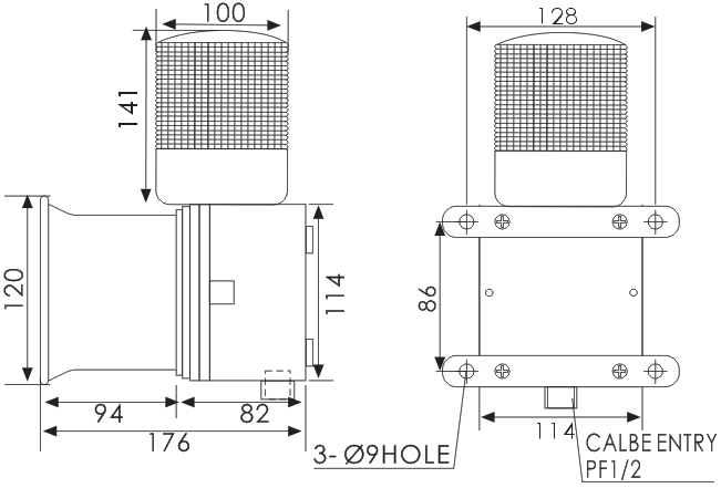 防爆声光报警灯,声光警报器