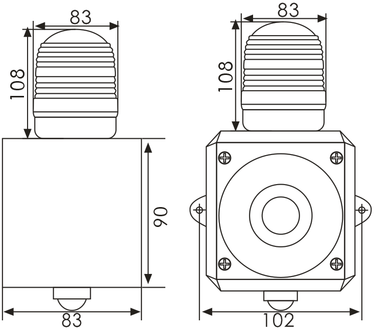 防爆声光报警灯,声光警报器