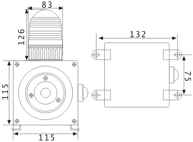 防爆声光报警灯,声光警报器