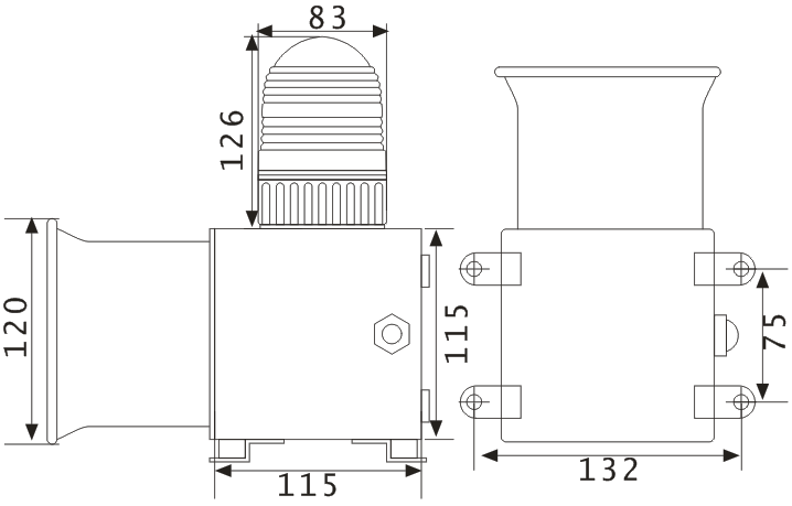 防爆声光报警灯,声光警报器