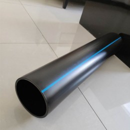 徐州源头工厂供应dn160黑色pe给水管大口径排水排污管