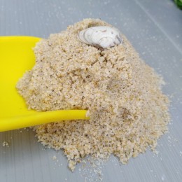 济南儿童石英沙 0.5-1mm圆粒石英砂 娱乐用无尘白沙