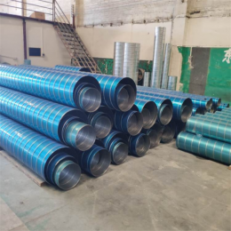 广州白铁风管厂 不锈钢圆管 镀锌板螺旋风管厂家