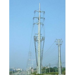 枣庄 10kv18M转角电力钢杆 35KV单回路转角电力钢杆