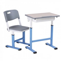 学校课桌椅HY-0336低价课桌椅供应商