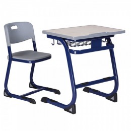 学校课桌椅HY-0235低价课桌椅供应商