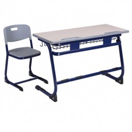 学校课桌椅HY-0429低价课桌椅供应商