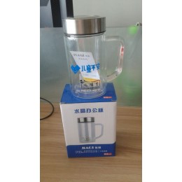 西安玻璃杯定制双层玻璃杯 磨砂刻字 陕西杯子批发