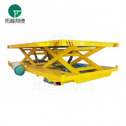 内蒙古厂家直供轨道轨电动平车 拓普利德KPJ-10T过跨工具车