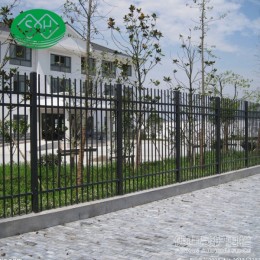 厂房围墙栏杆规格 东莞庭院铸铁护栏 深圳铁艺栅栏定做