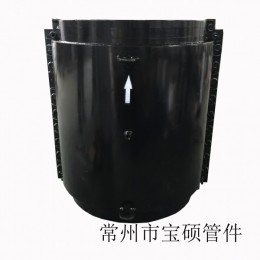 生产钢塑PE管承口哈夫抢修节堵漏器