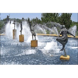 雕塑喷泉-假山喷泉安装-不锈钢雕塑喷泉-喷泉安装维护保养