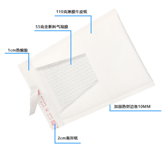 白色牛皮纸细节