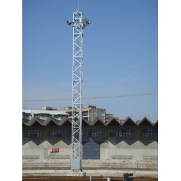 信丰公司直销独杆升降式照明灯塔制作安装