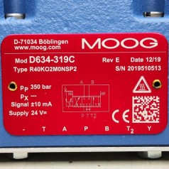 D634-319C美国Moog穆格伺服阀