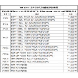 出售IBM P520 P52A P550 P55A 服务器