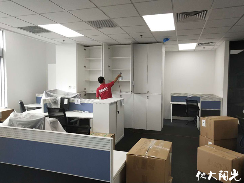 新装修办公室装修除甲醛除味化大阳光办公室装修去除甲醛