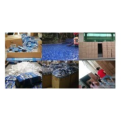 纳米海绵清洁游泳池