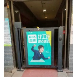 武汉广告门生产厂家 栅栏式广告门 玻璃式广告门