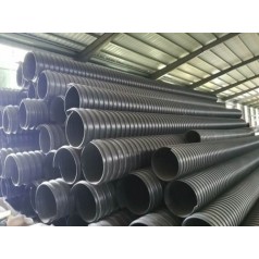 PE钢带管直径500mm排水管 包头厂家现有20万米