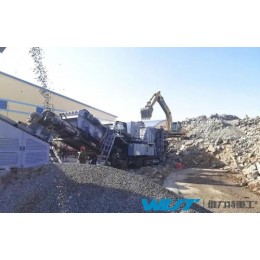 建筑垃圾再利用维力特大型移动碎石机