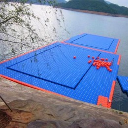 水上舞台搭建平台浮筒 湖面连岛浮桥 水上多用途平台浮箱