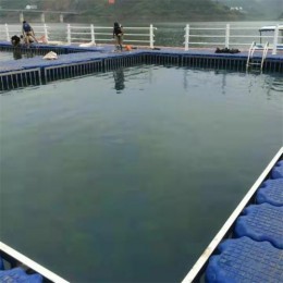 500*500*400塑料浮筒海上浮桥 网箱养殖平台浮桶