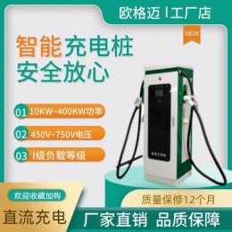 欧格迈智能双枪10KW~400KW大功率直流充电桩新能源汽车快速充电站