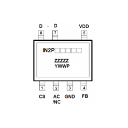 INFSitronix 高压启动PWM反激(SSR)电源开关IN2P170C1-S7G系列