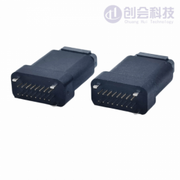 USB 3.1 Type-c 16P 立插防水母座 13.7-14.4-15.0mm