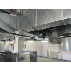 顺义区白铁排风管道制作餐饮酒楼排烟管道安装改造 维修风机