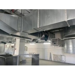 顺义区白铁排风管道制作餐饮酒楼排烟管道安装改造 维修风机