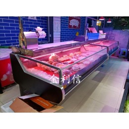 新款超市卧式冰柜凉拌菜保鲜冷藏展示柜鸡鸭肉风冷冷藏冷柜
